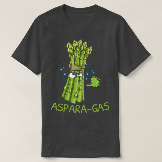 Asparagas Asparagus Garden Vegetable Vegetarian Ve T-Shirt (Design vorne)