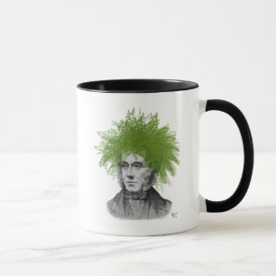 Asparagus Fern Head Pflanzen Head Tasse