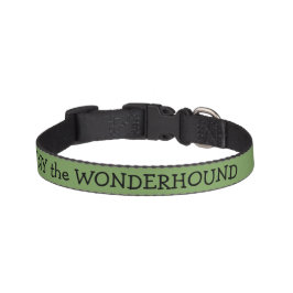 Asparagus Green Hundehalsband Personalisiert Haustierhalsband