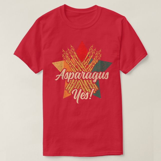 Asparagus Ja Funny Gemüsegärtner T - Shirt (Design vorne)