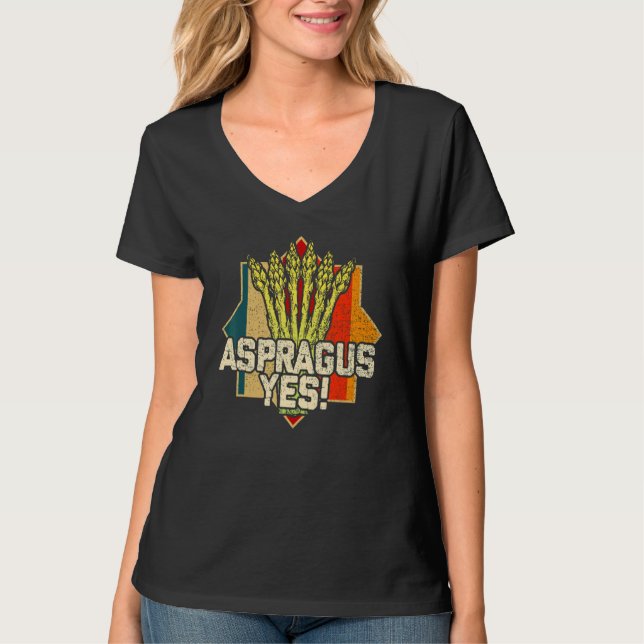 Asparagus Ja Gemüsegärtner T-Shirt (Vorderseite)