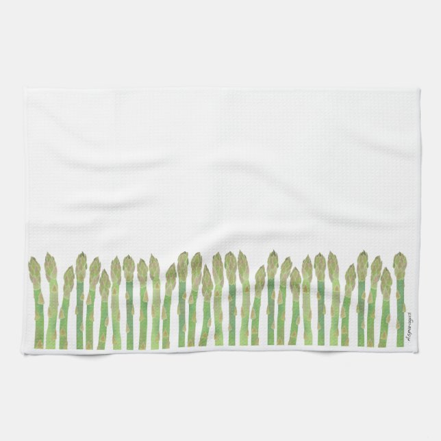 Asparagus Kitchen Towel Geschirrtuch (Horizontal)