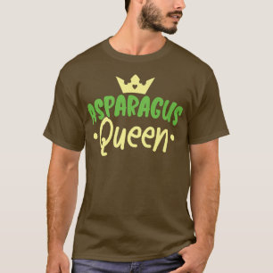 Asparagus Queen Garden Gemüses Gemüse Vegan T-Shirt