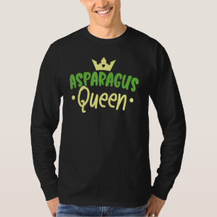 Asparagus Queen Garden Gemüses Gemüse Vegan T-Shirt