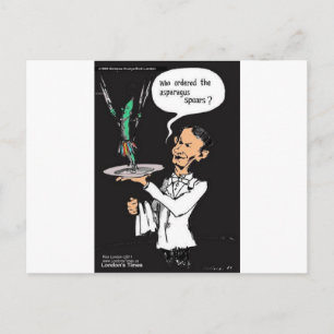 Asparagus Speers Funny Gifts T-Shirts Tasse & mehr Postkarte
