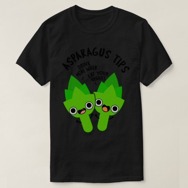 Asparagus Tipps Funny Veggie Pub 1 T-Shirt (Design vorne)
