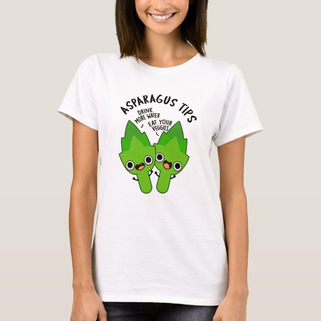 Asparagus Tipps Funny Veggie Pub T-Shirt (Vorderseite)