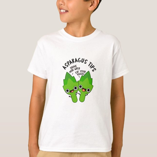 Asparagus Tipps Funny Veggie Pub T-Shirt (Vorderseite)
