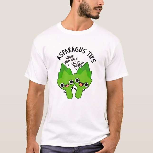 Asparagus Tipps Funny Veggie Pub T-Shirt (Vorderseite)