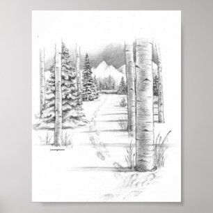 Aspekte im Winter Poster