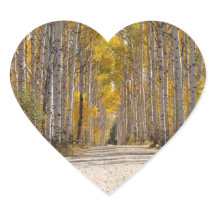 Aspen AlleyHeart Shaped Sticker