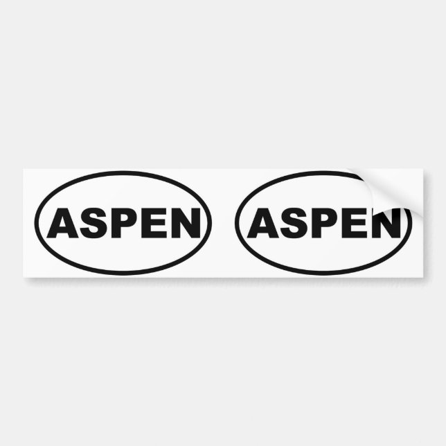 Aspen Autoaufkleber (Vorne)