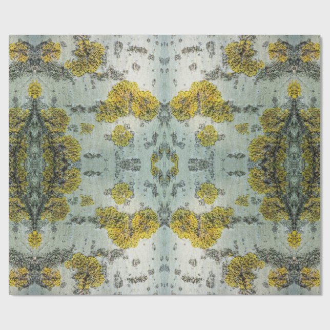 Aspen Bark Texture Geschenkpapier (Flach)