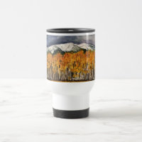 Aspen-Bäumewatercolor-Kunst-Reise-Kaffee-Tasse
