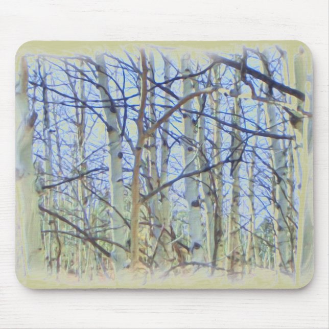 Aspen-Baummousepad Mousepad (Vorne)