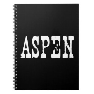 Aspen Black Notizblock