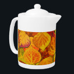 Aspen Blätter Collage Solid Medley 1<br><div class="desc">Eine Collage meiner Apfelblattgemälde,  die in lebhaften Herbstfarben glüht!</div>
