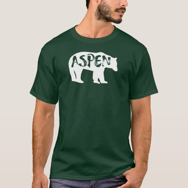 Aspen Colorado Bear T-Shirt (Vorderseite)