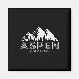Aspen Colorado Berg Skifahren Ausflug W Magnet