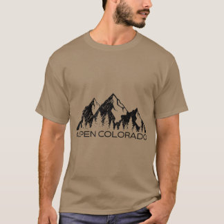 Aspen Colorado Berg Souvenir Geschenk Cool T-Shirt