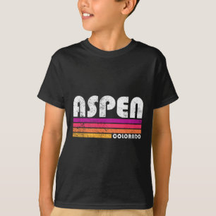 Aspen Colorado Co Bergskifahren Vintage 80er Jahre T-Shirt