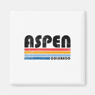 Aspen Colorado Co Bergskifahren Vintage Aspen Sk Magnet