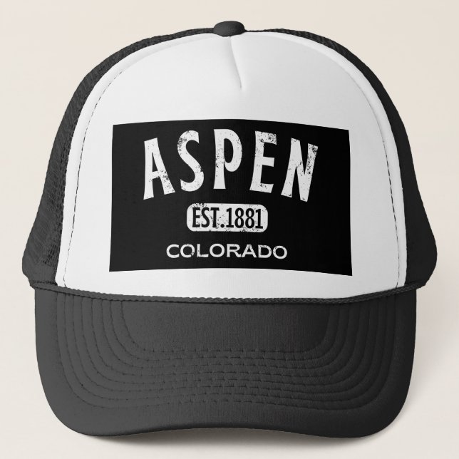 ASPEN Colorado Est. Truckerkappe (Vorderseite)