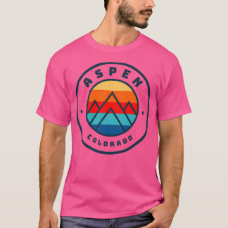 Aspen Colorado Familienurlaub Hunde Co Berge T-Shirt
