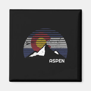 Aspen Colorado Flagge - Co Blaue Vogel Tag Berg Magnet