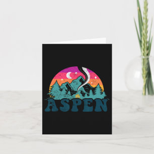 Aspen Colorado Gran Canaria Vintager 80er Aspe Karte