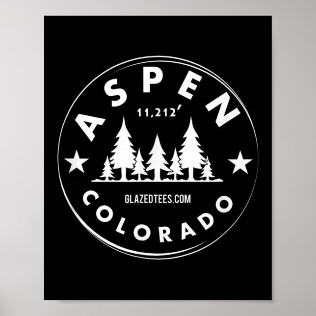 Aspen Colorado - Großer Bergwald  Poster (Vorne)