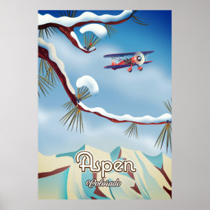 Aspen Colorado Reiseplakat Poster