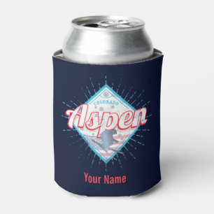 Aspen Colorado Retro Skier Vintag USA Ski Dosenkühler