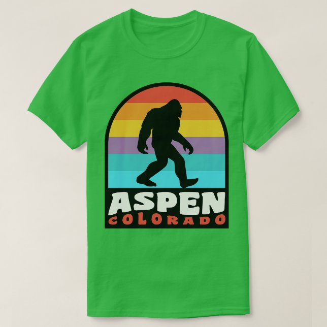 Aspen Colorado Rocky Mountains T-Shirt (Design vorne)