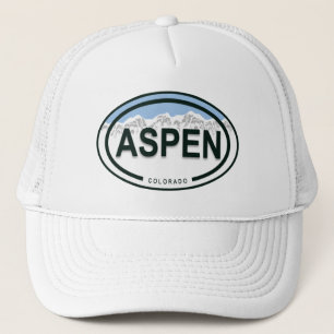 Aspen Colorado Rocky Mountains Truckerkappe