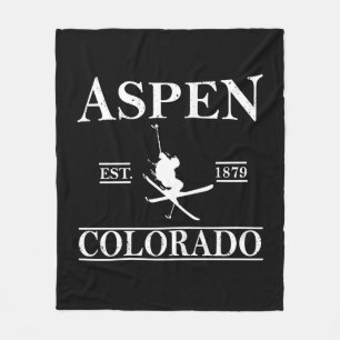 Aspen Colorado ski Fleecedecke