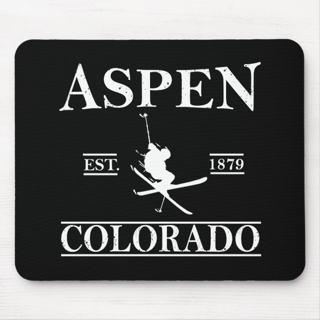 Aspen Colorado ski Mousepad (Vorne)