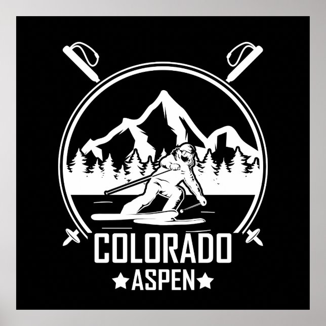 Aspen Colorado ski Poster (Vorne)