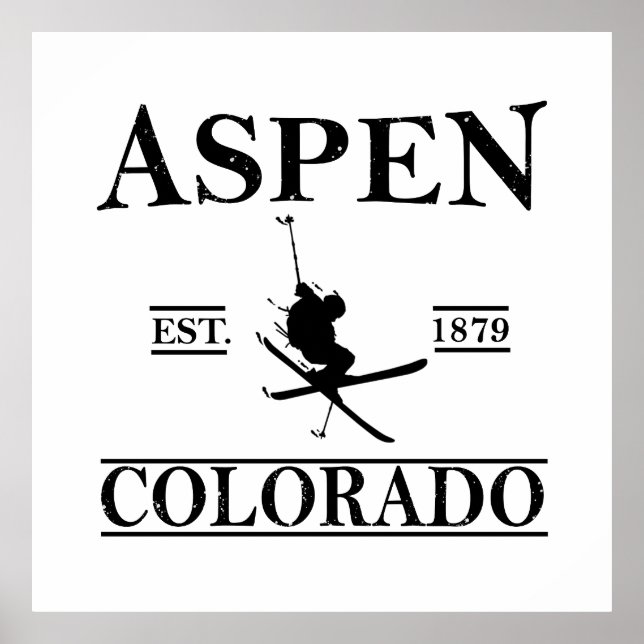 Aspen Colorado ski Poster (Vorne)