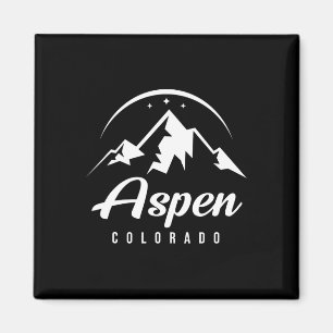 Aspen Colorado Skigebiet Snowboarden Magnet