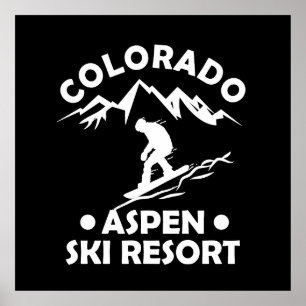 Aspen Colorado Skiort Poster