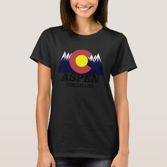 Aspen Colorado   Souvenir T-Shirt (Vorderseite)