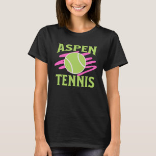 Aspen Colorado Tennis Player T-Shirt