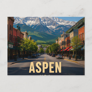 Aspen Colorado USA Rocky Mountain Valley Reise 🏔 Postkarte