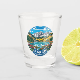 Aspen Colorado USA Schnapsglas