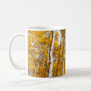 Aspen Groove Yellow Herbstlaube Kaffeetasse