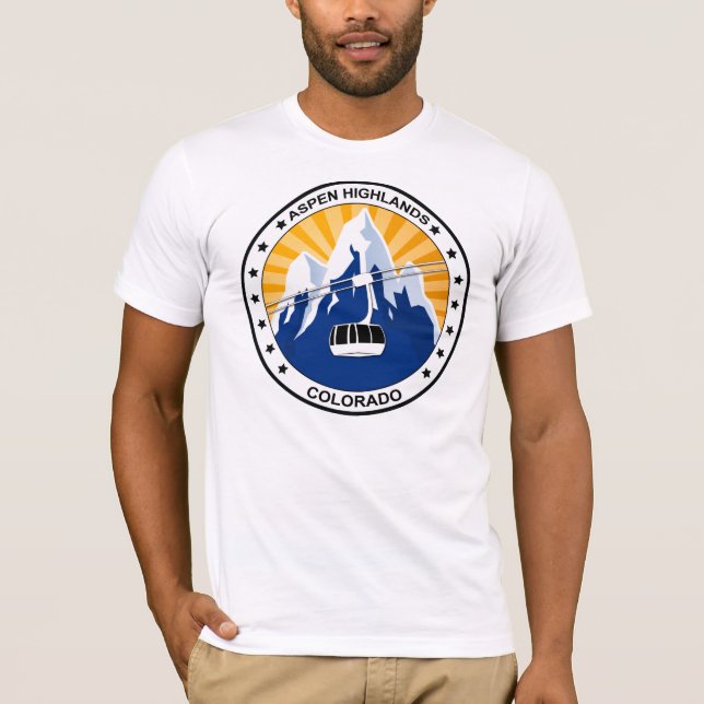 Aspen-Hochländer Colorado T-Shirt (Vorderseite)