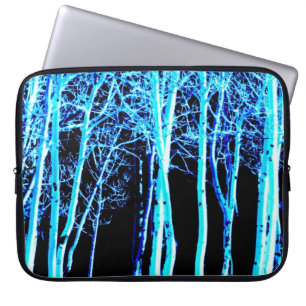 Aspen in der Nacht Laptopschutzhülle