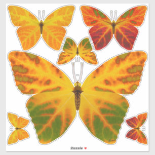 Aspen Leaf Butterfly 1 Aufkleber