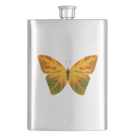 Aspen Leaf Butterfly 1 Flachmann